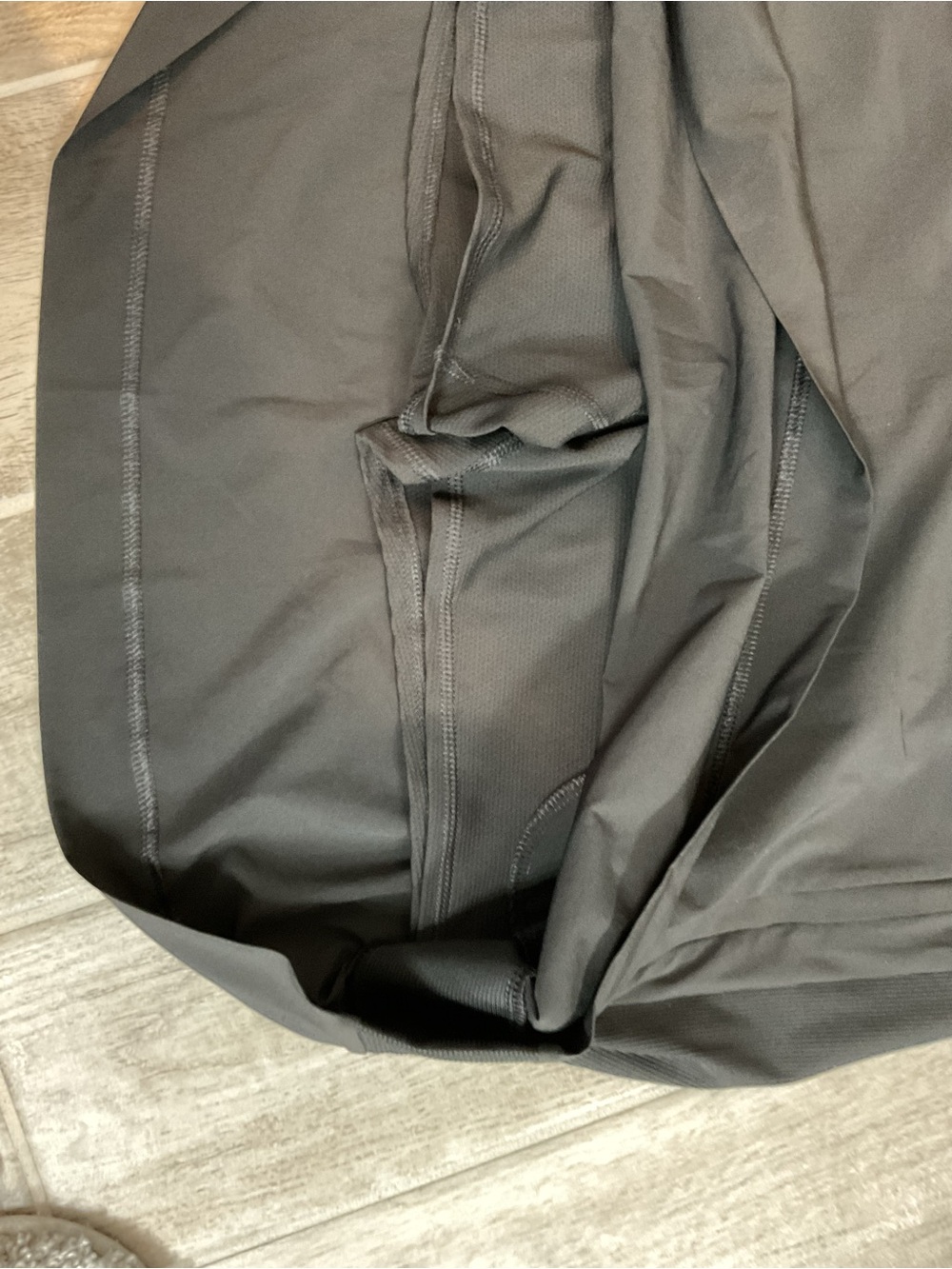 Athleta Black Mini Skort, Like New - Picture 4 of 5
